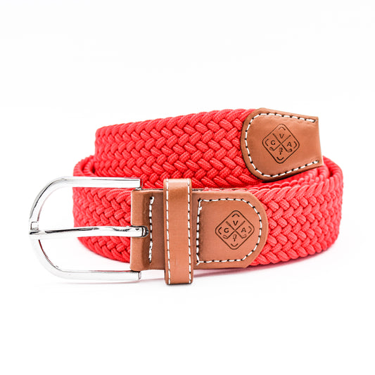 Braided Elastic Golf Belt - Signature Series (Burnt Orange)