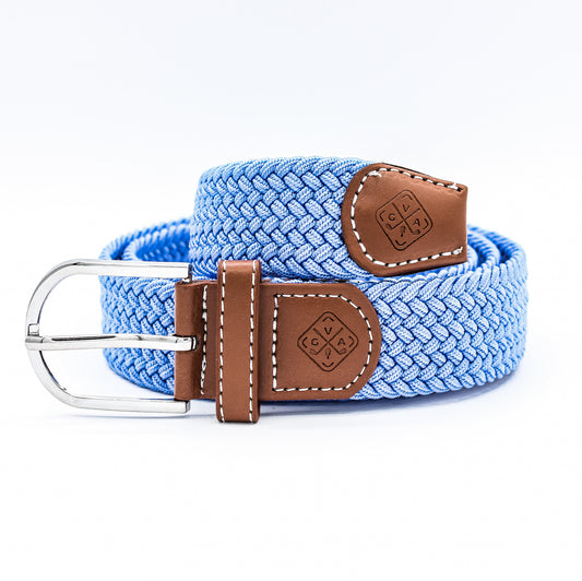 Braided Elastic Golf Belt - Signature Series (Cobalt Blue)